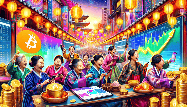 韩国大妈回归，比特币“泡菜溢价”飙升10%，创两年新高