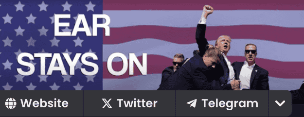 特朗普迷因币最新动态：$FIGHT再创新高，$TRUMP巨鲸抛售，$EARS币价下跌。 