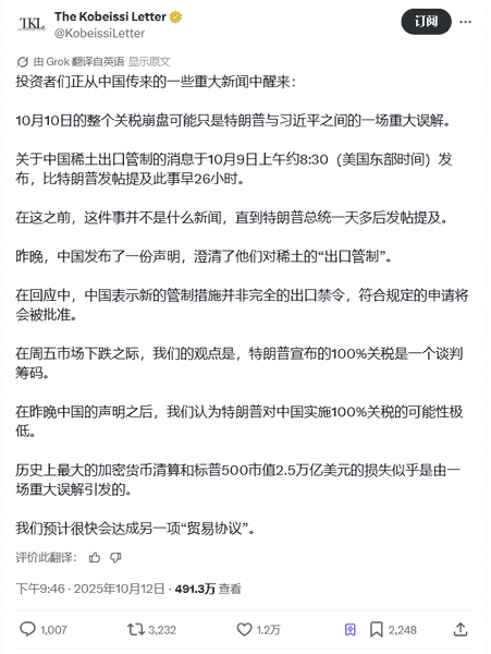比特币回升至115750美元，川普或成最大个人投资者！