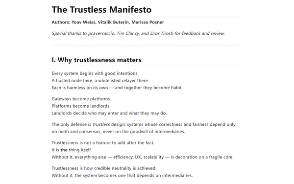 V神无需信任宣言震撼发布：账户抽象技术将彻底颠覆私钥安全与链上交互