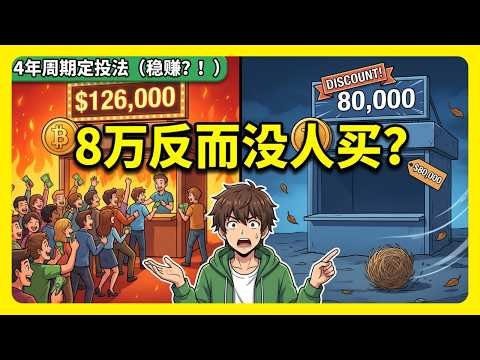 12万6抢着买,跌到8万却没人要?定投比特币:普通人最佛系的投资策略