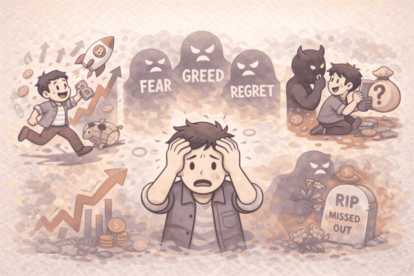 币圈新手必看：揭秘10大心理陷阱让你越急越亏的真相