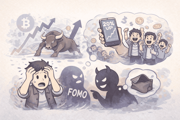 币圈新手必看：揭秘10大心理陷阱让你越急越亏的真相