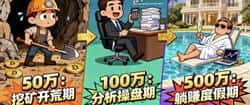 币圈财富跃迁:50万/100万/500万本金实战指南与暴富策略